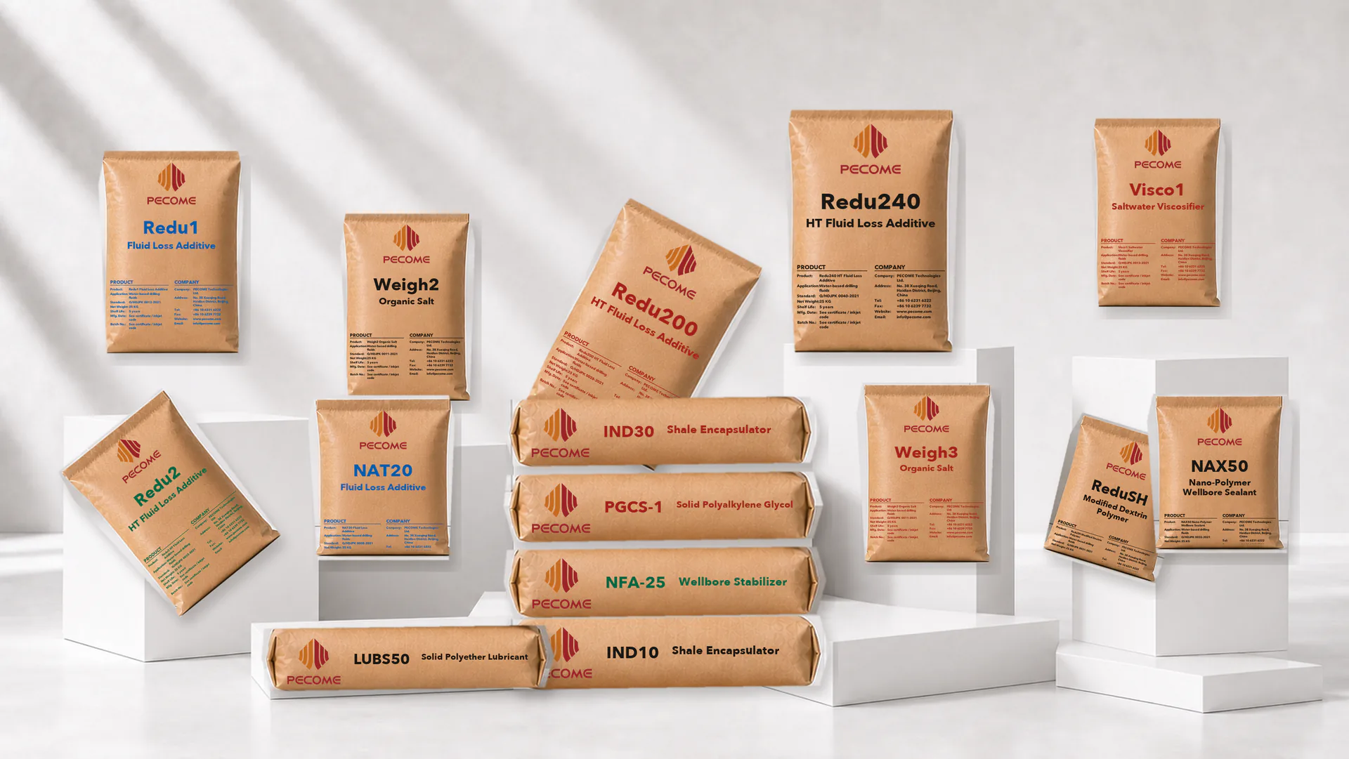 PECOME oilfield chemistry product portfolio