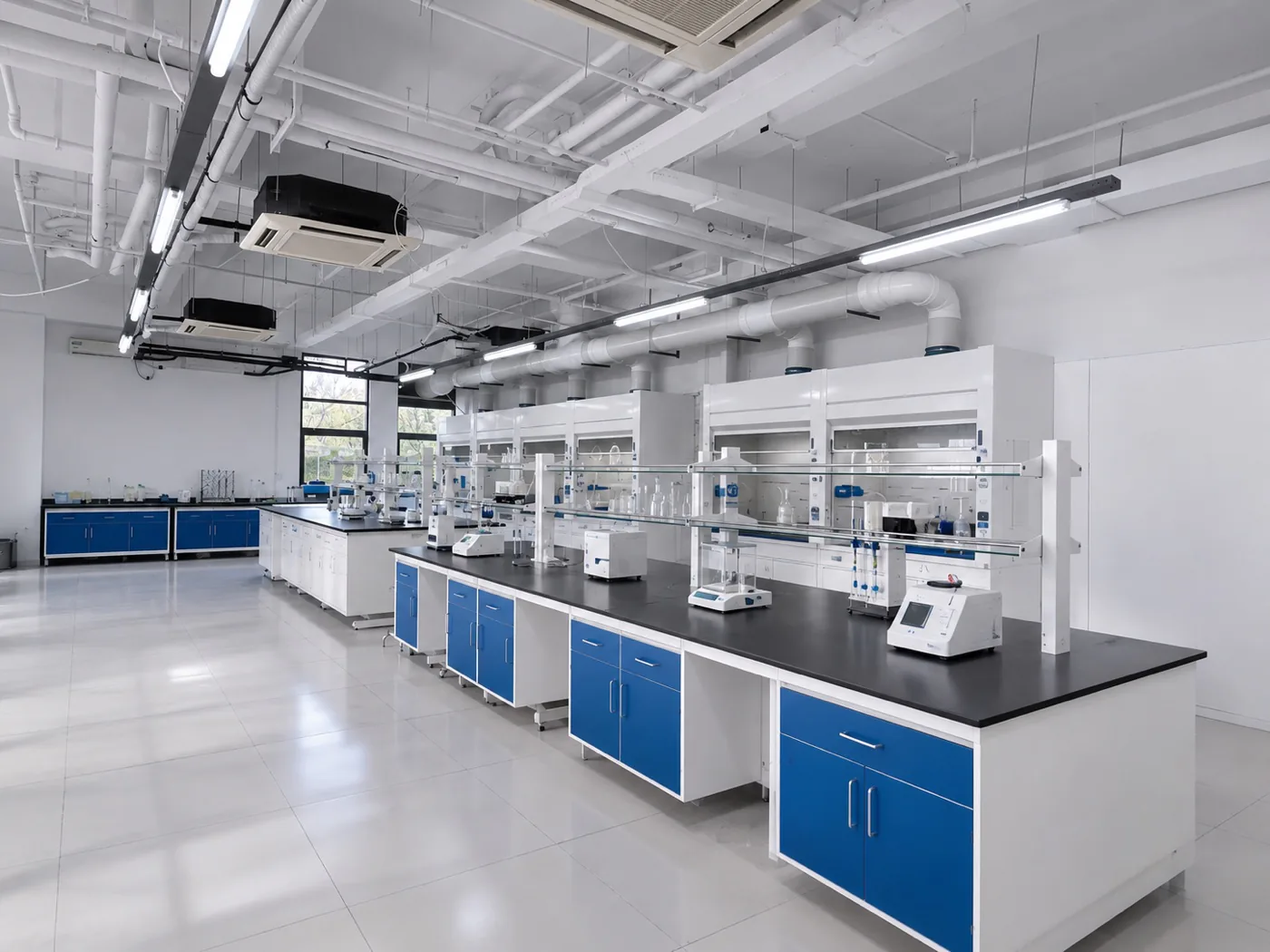 Oilfield chemistry laboratory testing zone